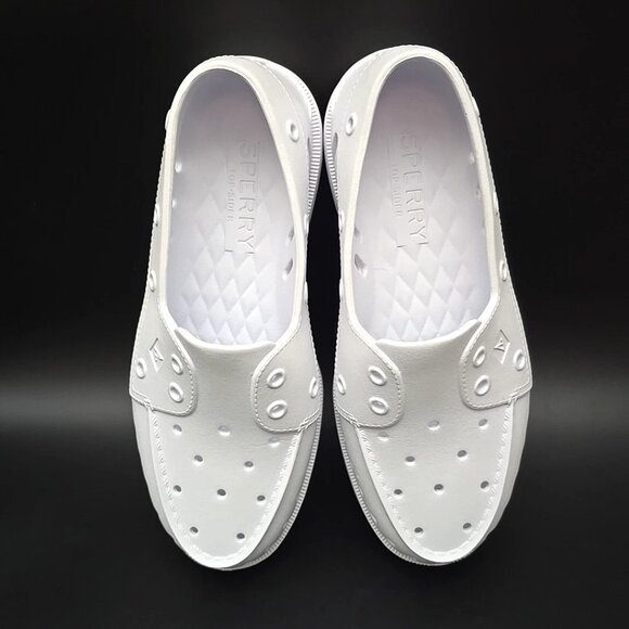 Sperry Top-Sider Authentic Original Float Boat White Shoes Women's US Size 9 - Picture 10 of 12